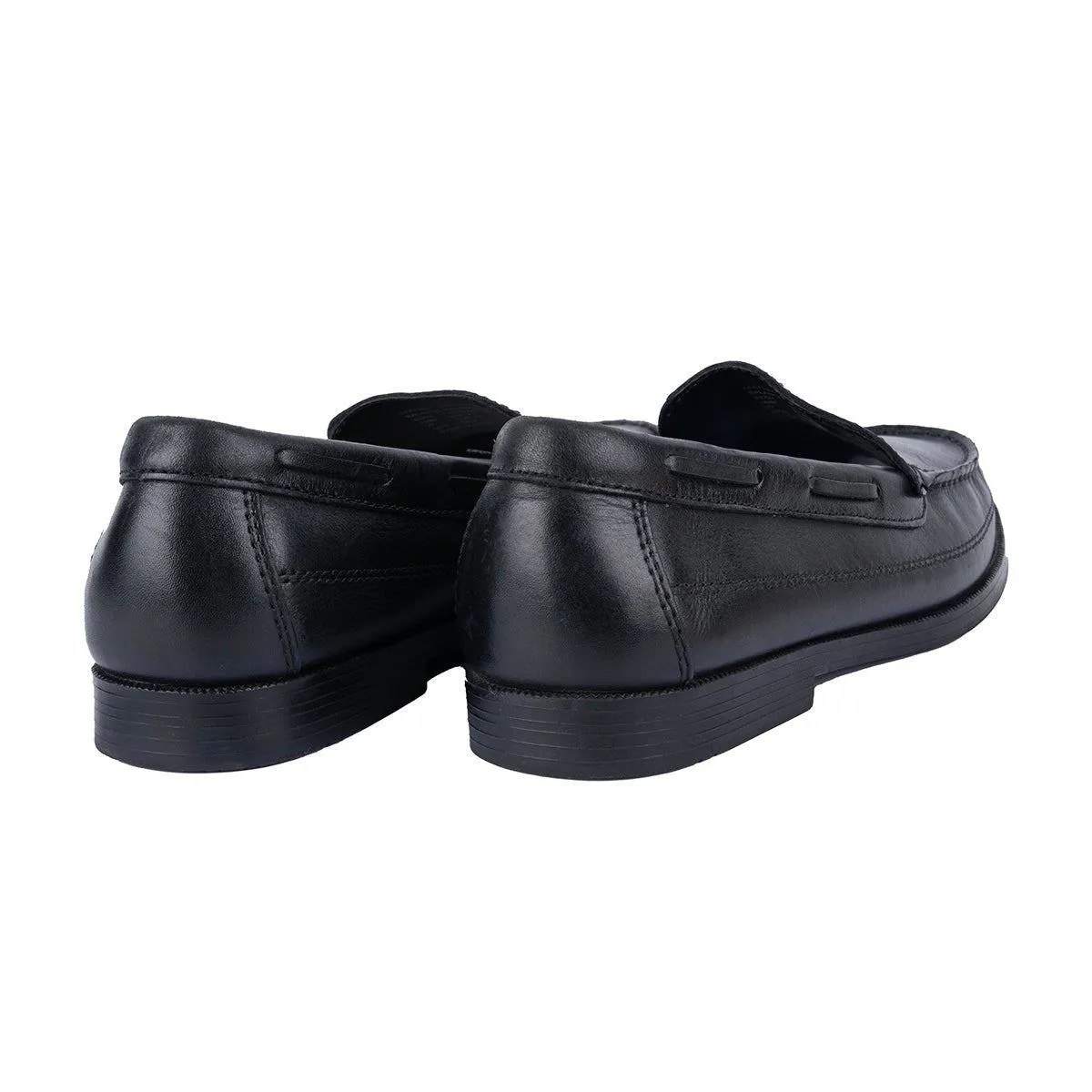 Giorgio Brutini Formal Slip Ons Leather Black Colour For Men