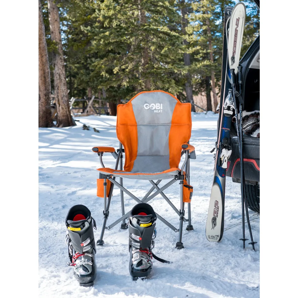 Gobi Heat Terrain Heated Camping Chair - Midnight