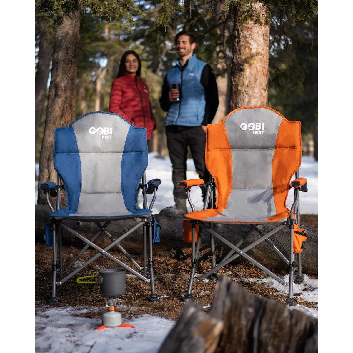 Gobi Heat Terrain Heated Camping Chair - Midnight