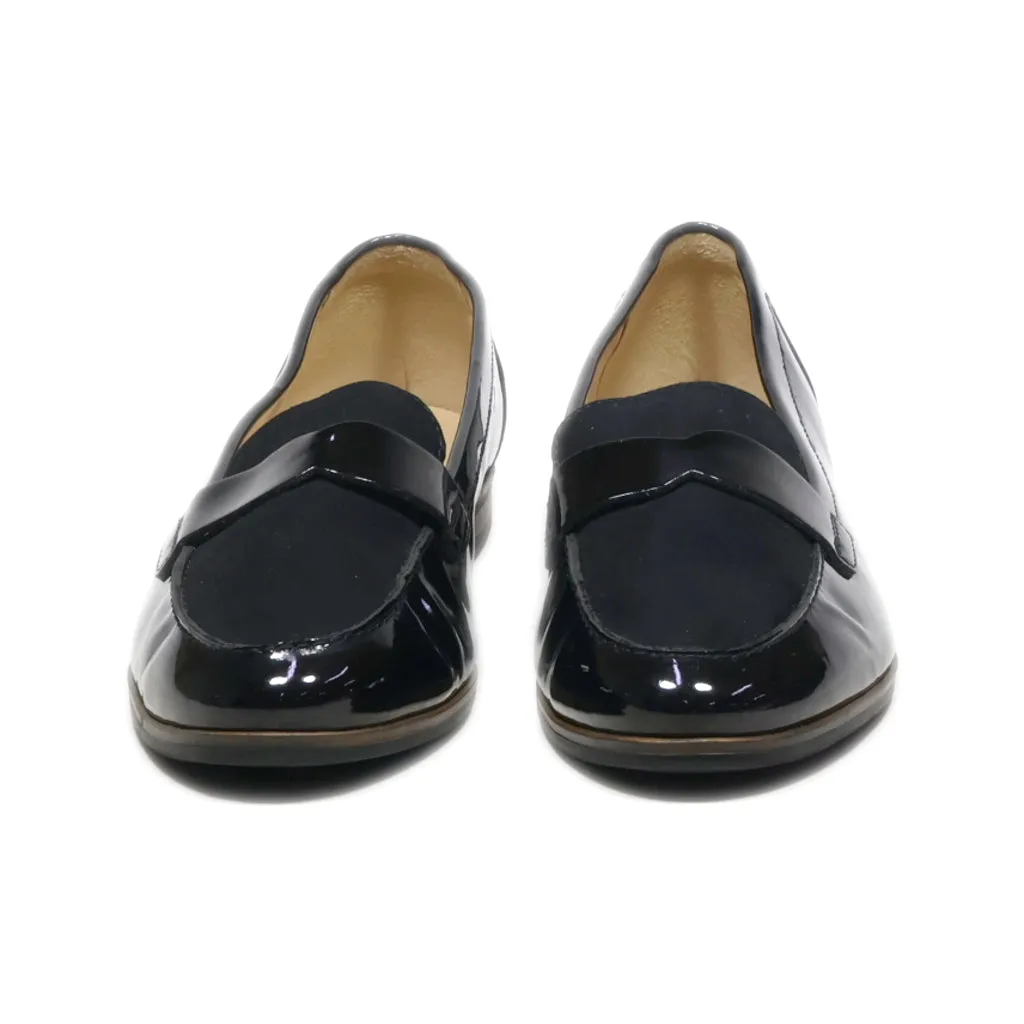 Graceland Loafers Leather Black Colour For Women