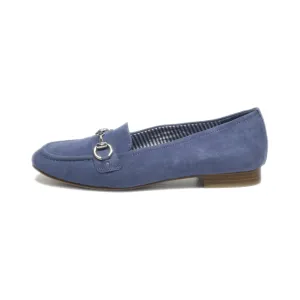 Graceland Loafers Suede Blue Colour For Women