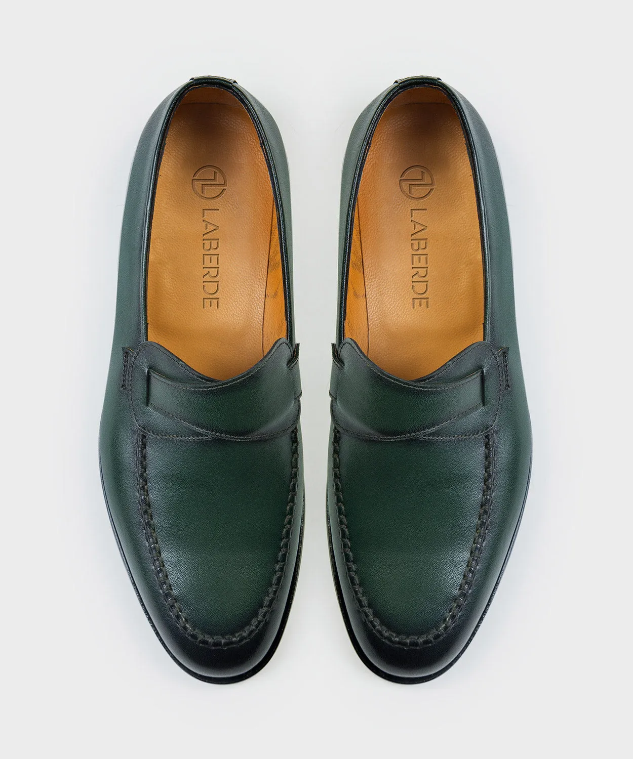 Green Leather Loafer