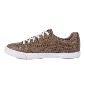 Guess Low-Top Sneakers Leather Brown Colour For Men