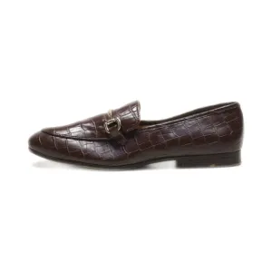 H&M Loafers Leather Brown Colour For Women