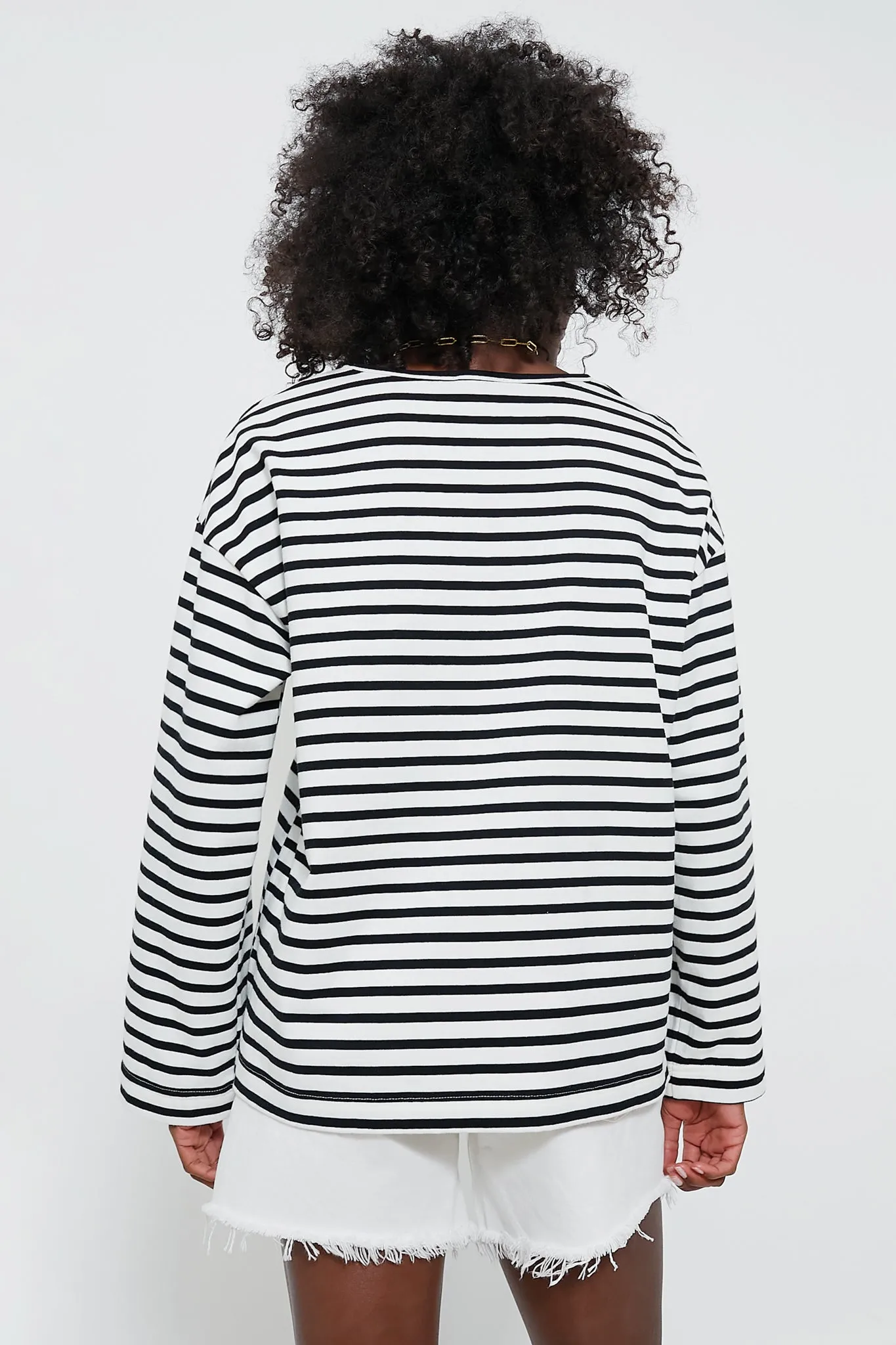 Heavyweight Jersey Breton Stripe Shirt