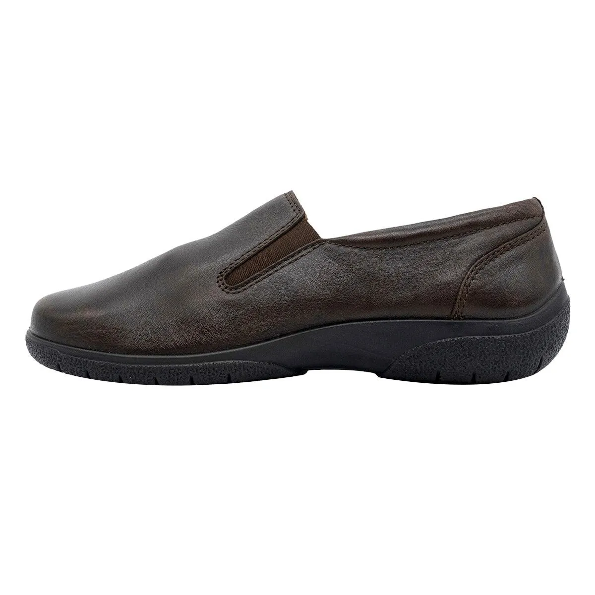 Hotter Glove Loafers Leather Brown Colour For Men