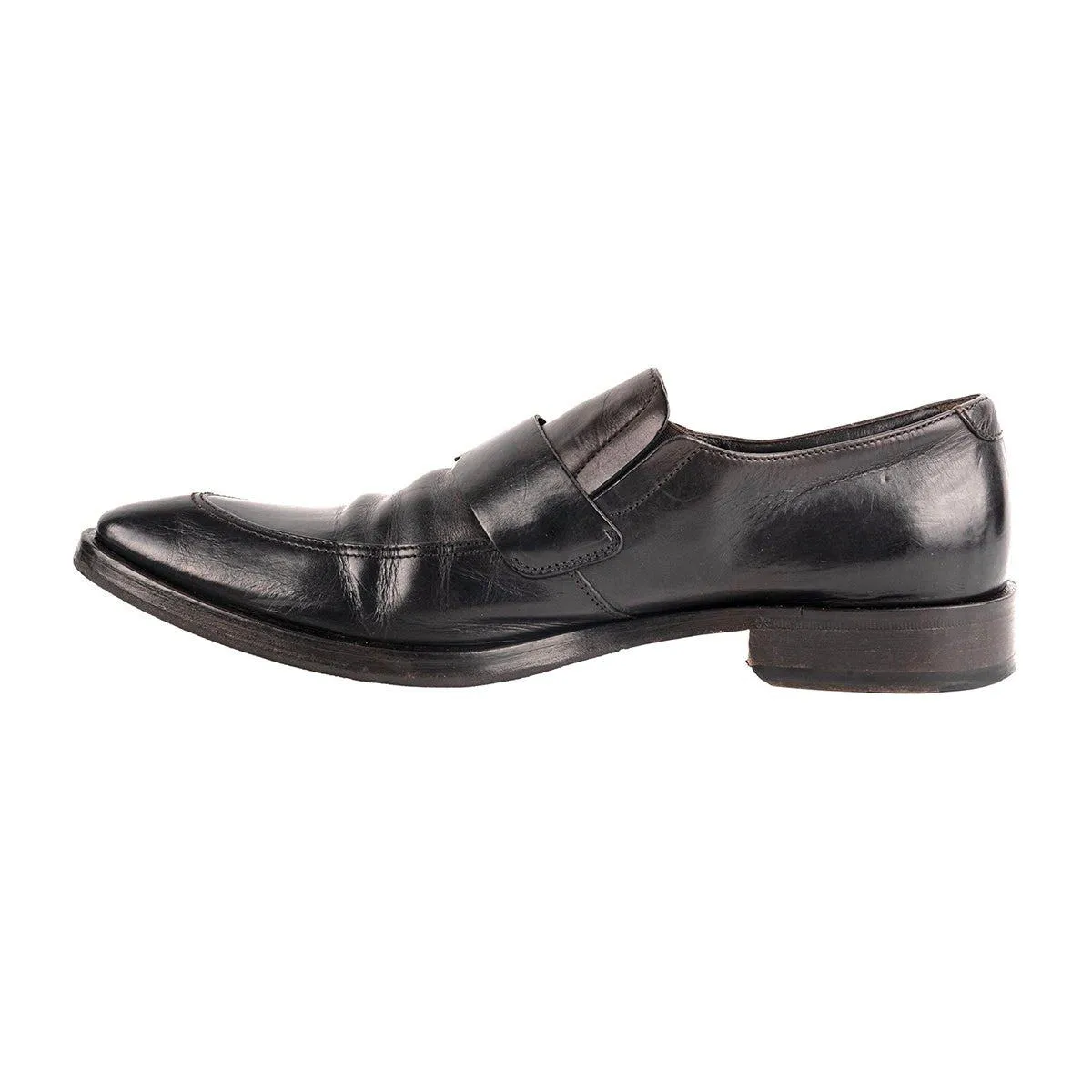 Hugo Boss Formal Slip Ons Leather Black Colour For Men