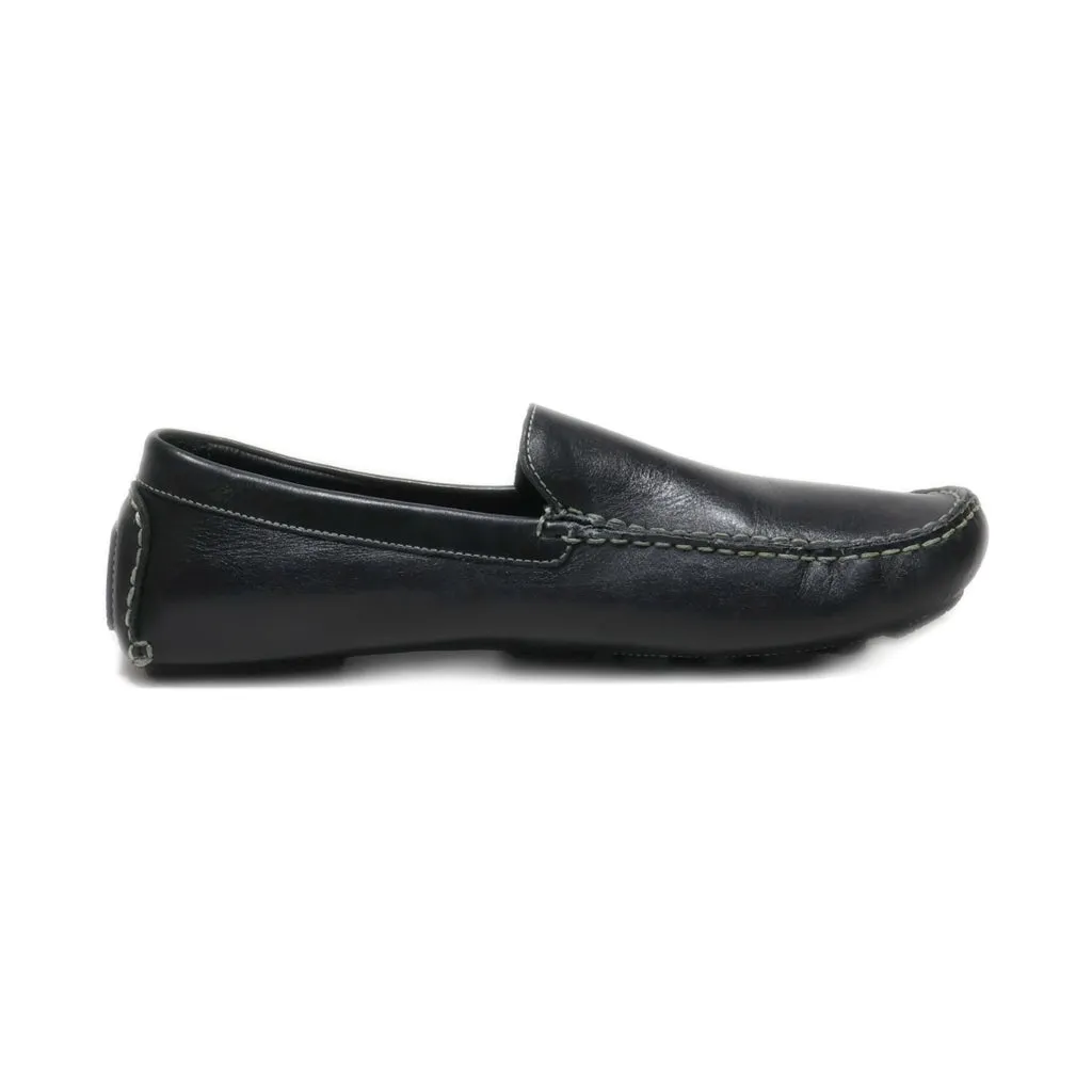 Hush Puppies Loafers Leather Black Colour For Men