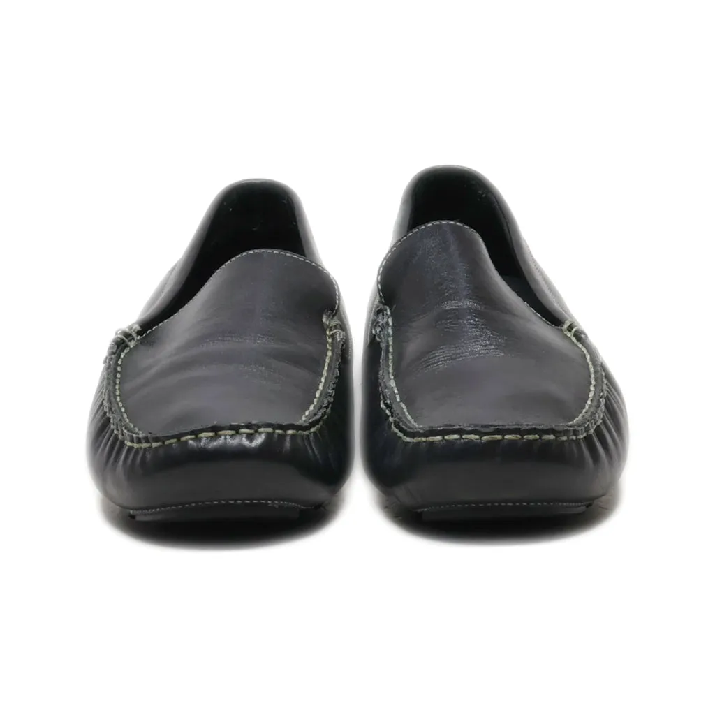 Hush Puppies Loafers Leather Black Colour For Men