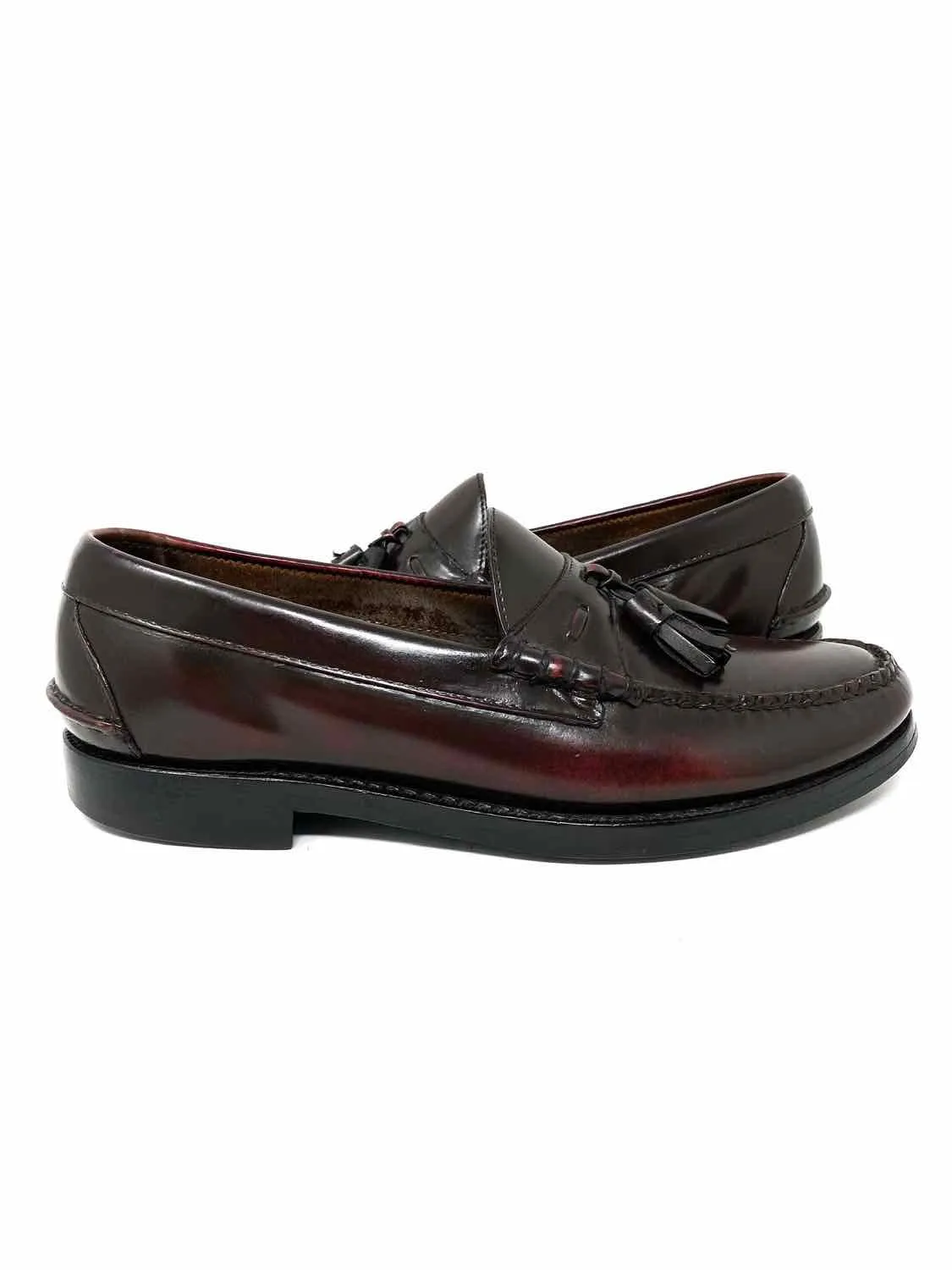 JOHNSTON&MURPHY Men's Dark Red Shoe Size 8.5 Loafers