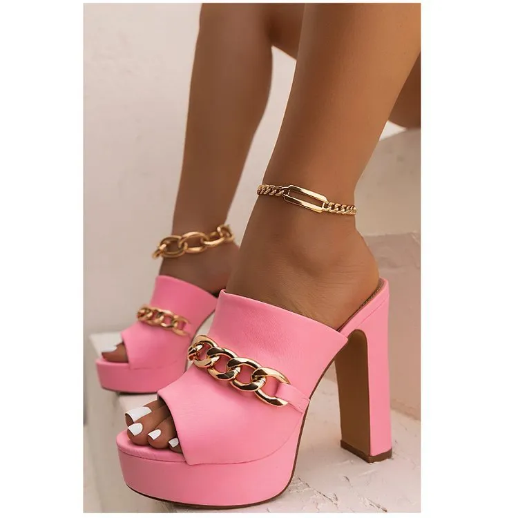 Karen Stay Fly Peep Toe Heels