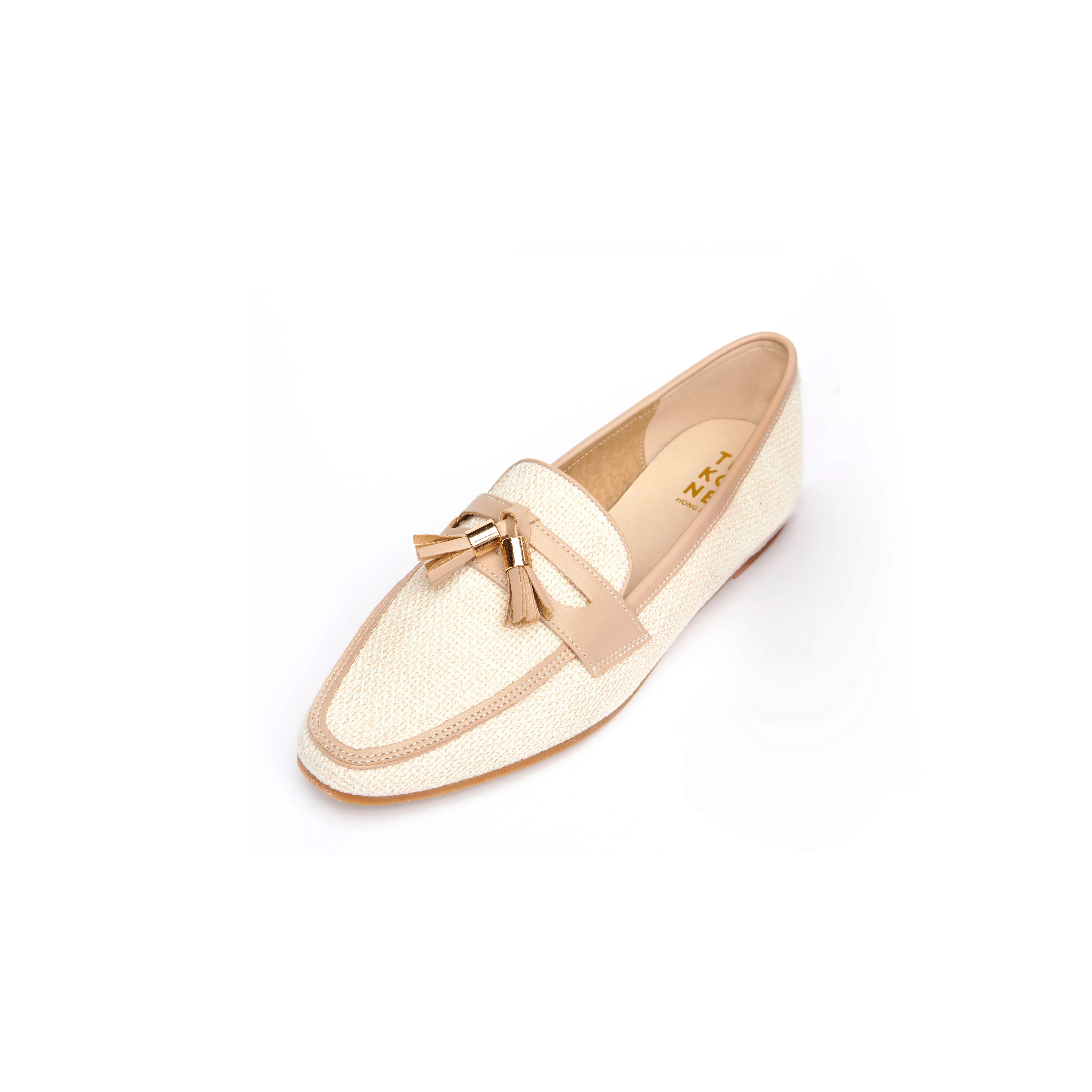 Kenni Tassel Loafers - Beige ( BEI )