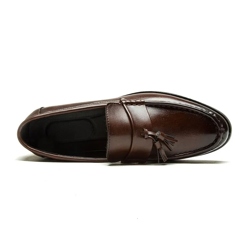 [Korean Style] High Quality Leather Tassel Loafers