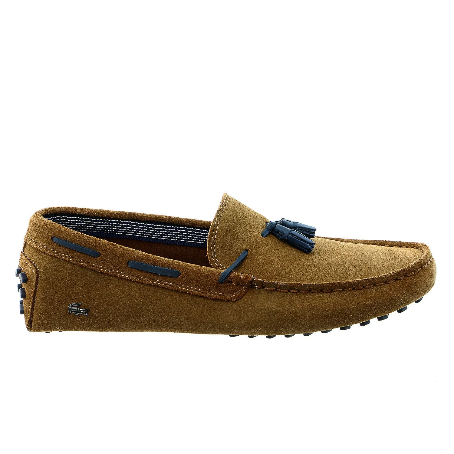 Lacoste Concours Tassle 7 Moccasin Driver Loafer Shoe - Navy - Mens