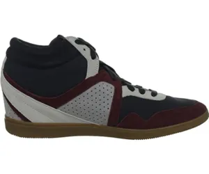 Le Coq Sportif scarpa da donna con rialzo Monge Heavy canvas 1311340 blu bordeaux