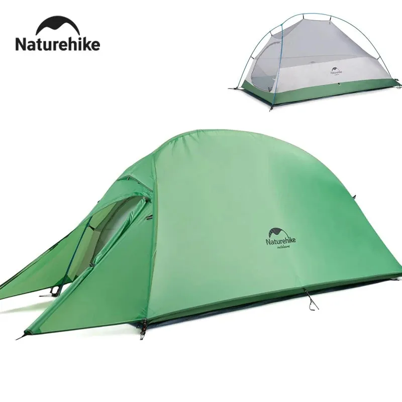 Lightweight Waterproof Camping Tent | Naturehike Upgraded Cloud-Up 1-2 Person