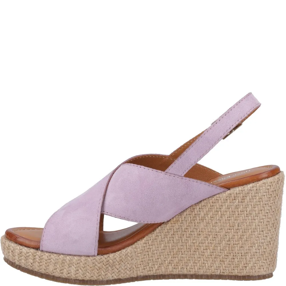 Lilac Perrie Wedge Sandals