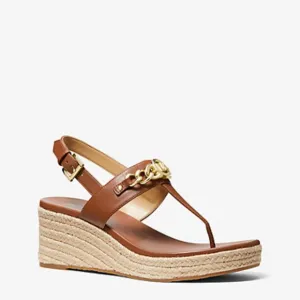 MICHAEL Michael Kors Roxane Leather Wedge Sandal