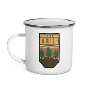 Minecraft Camping Adventure Club Enamel Campfire Mug