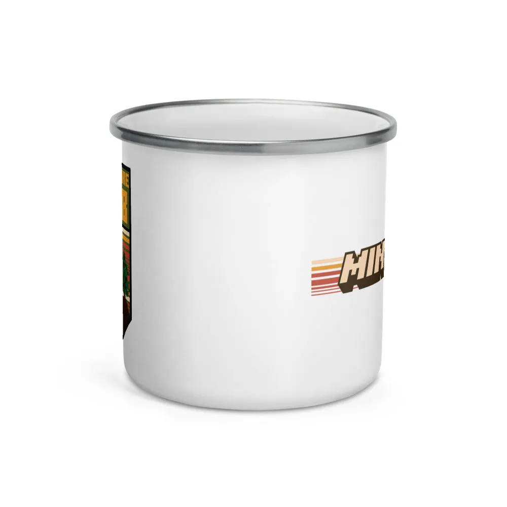 Minecraft Camping Adventure Club Enamel Campfire Mug