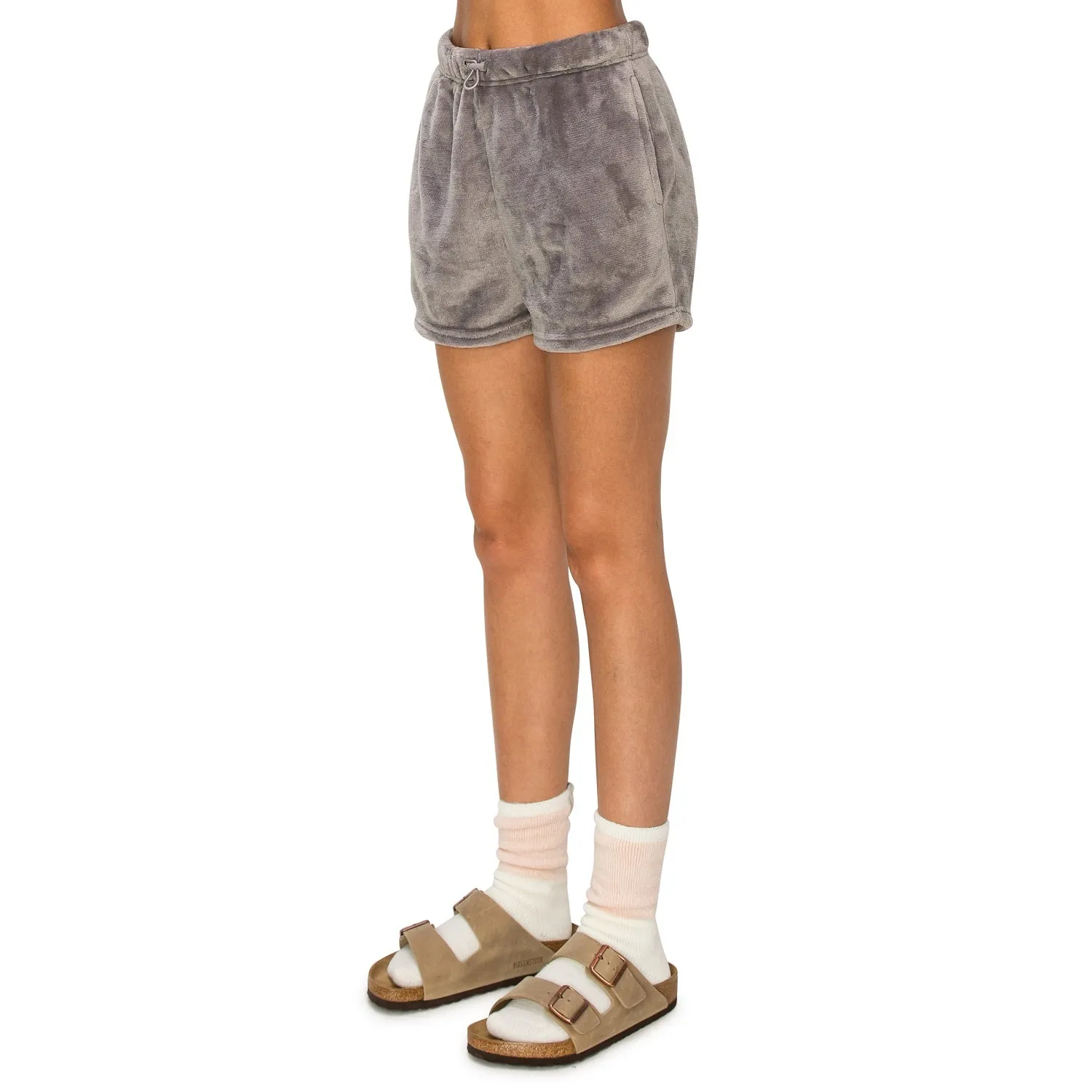 Minky Fleece Sweatshorts - Grey