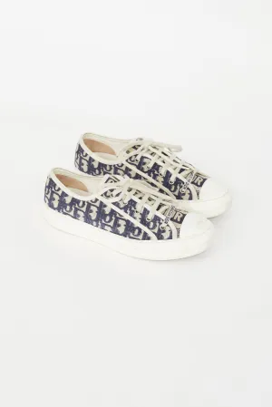 Navy & Beige Monogram Walk'n'dior Sneaker