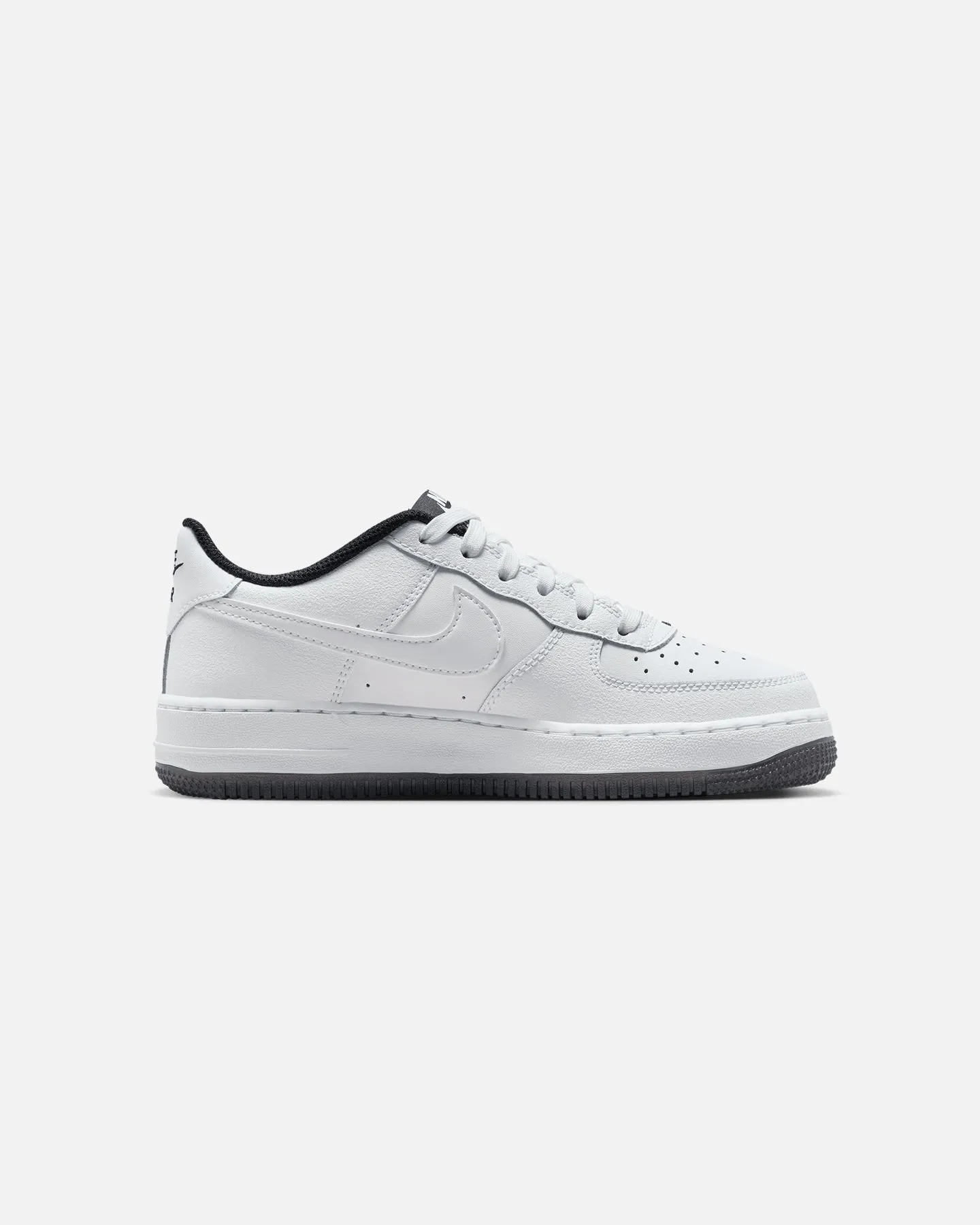 Nike Kids' Air Force 1 LV8 2 (GS) White/White-Black