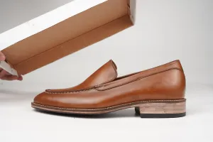 Oily Pull Up Natural Casual Slip On Loafer Custom Made-To-Order Shoes  Premium Quality Handmade