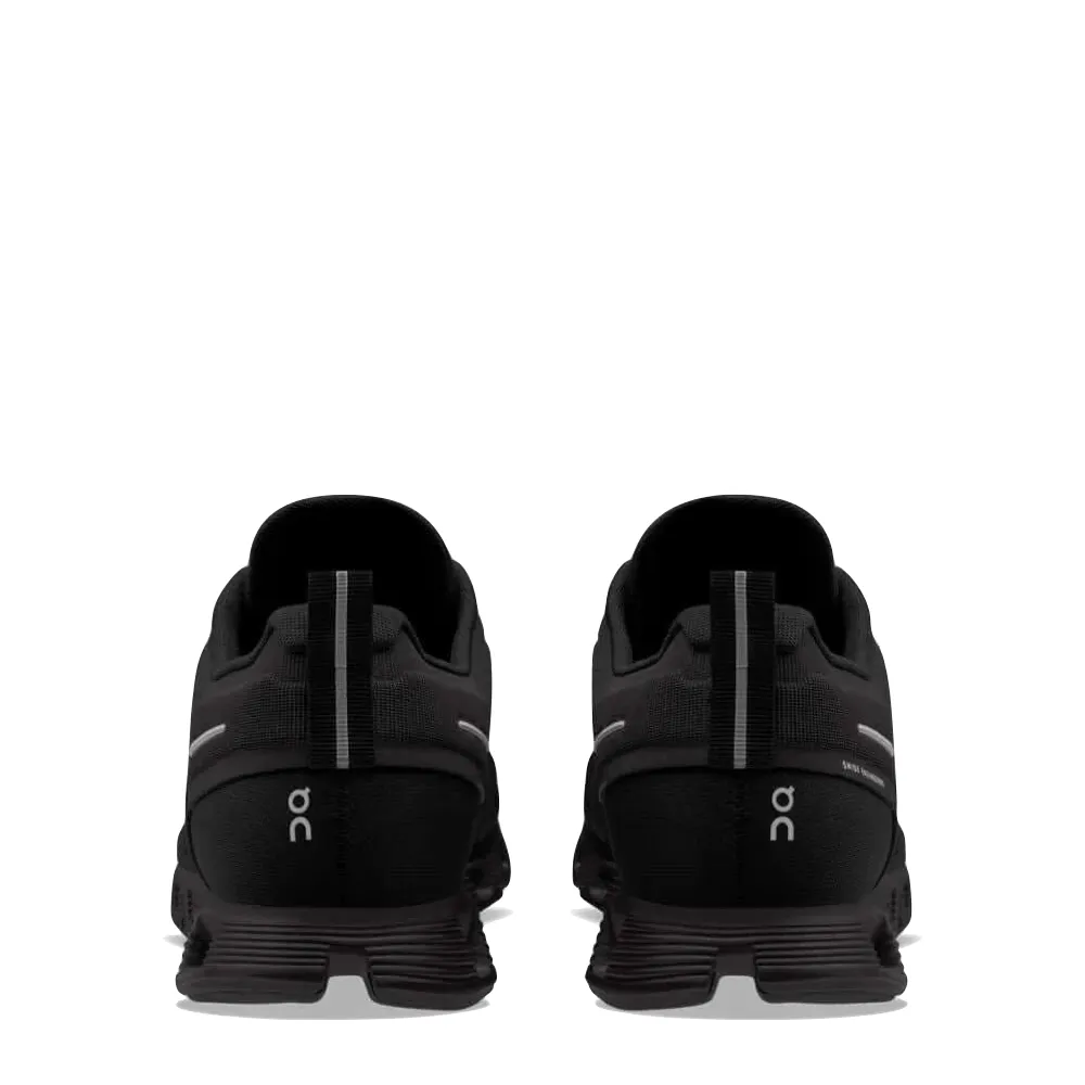 On Men's Cloud 5 Waterproof Sneaker in All Black