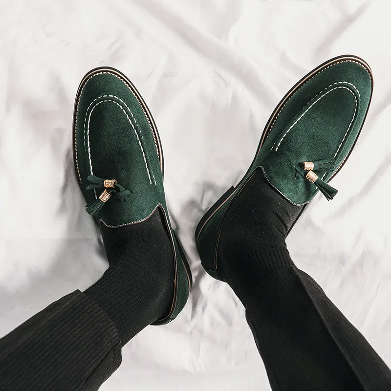 OXFORD SUEDE TASSEL LOAFER