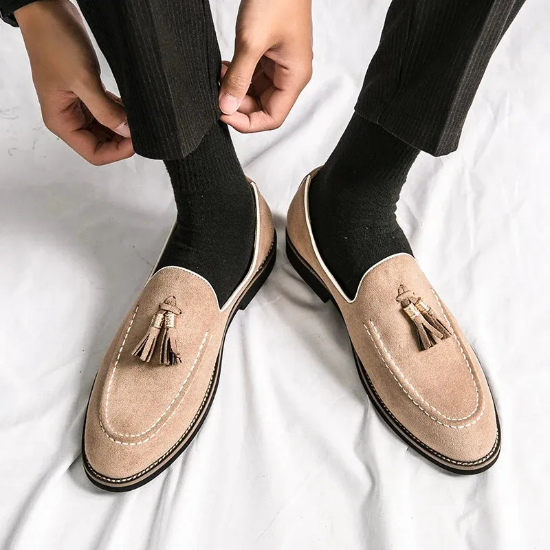 OXFORD SUEDE TASSEL LOAFER