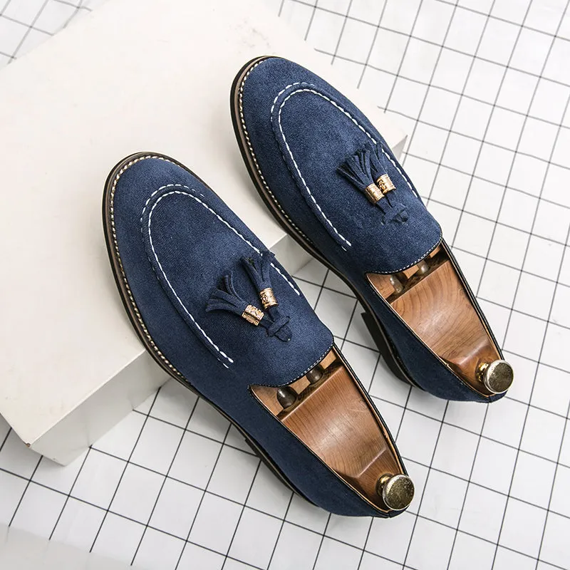 OXFORD SUEDE TASSEL LOAFER