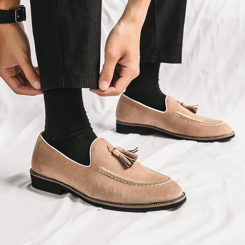 OXFORD SUEDE TASSEL LOAFER