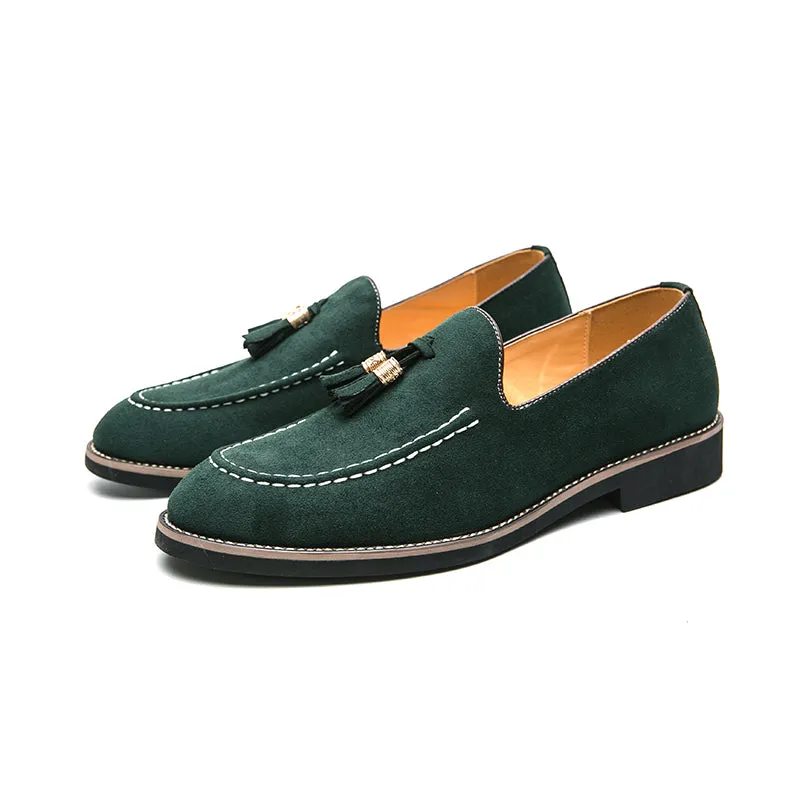 OXFORD SUEDE TASSEL LOAFER