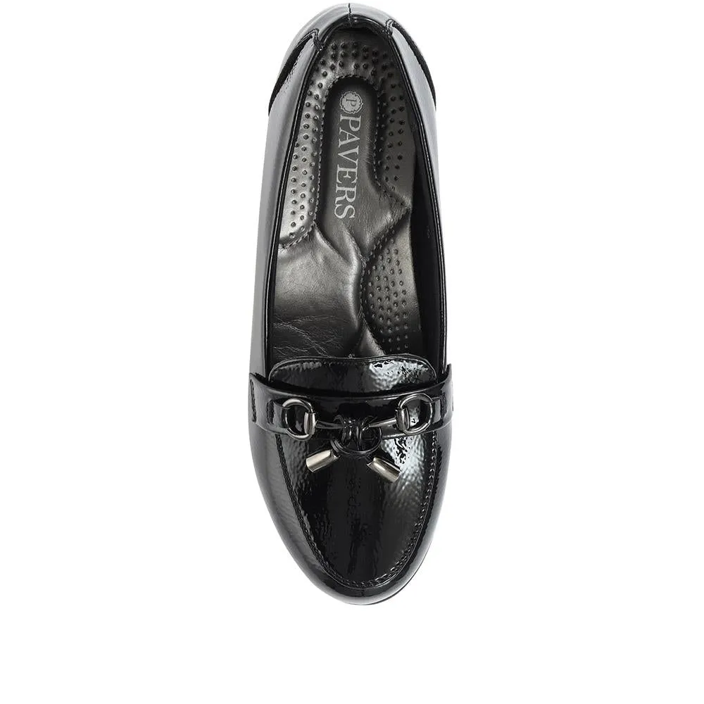 Patent Ladies Loafers - WK32023 / 319 104