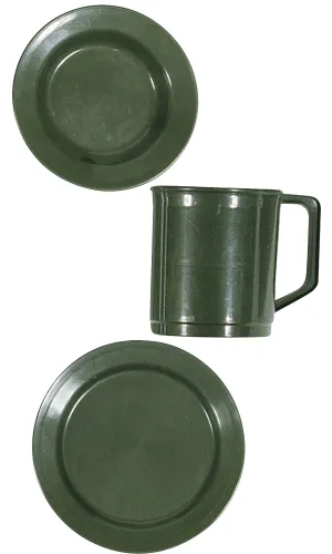 Polypropylene Tableware - Mug, Plate, Bowl