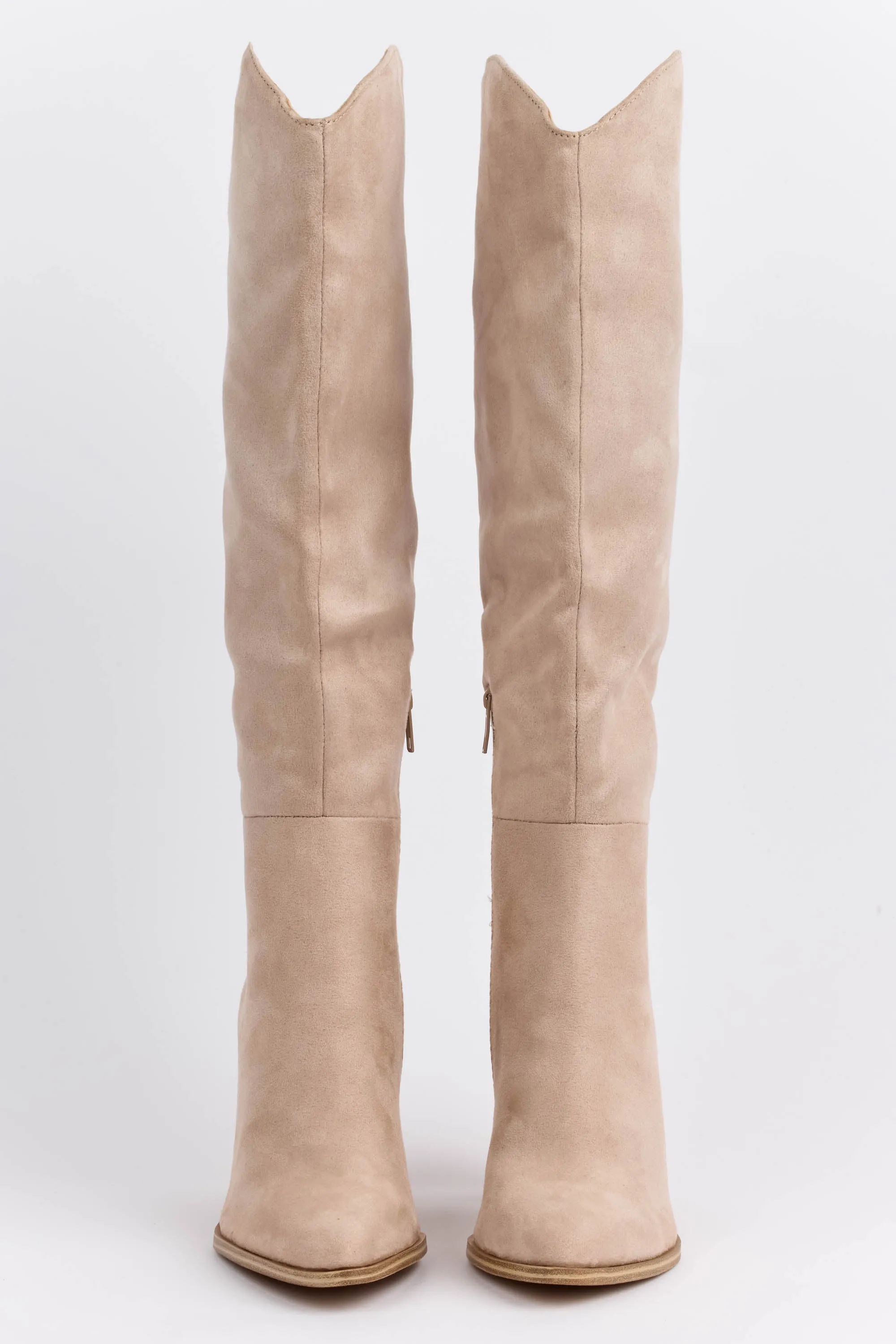 Priscilla Boots- Beige