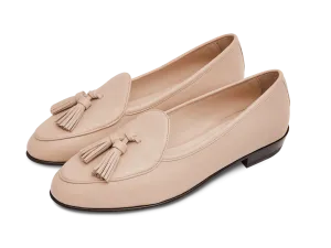 Sagan Tassel Loafers in Albatre Nappa