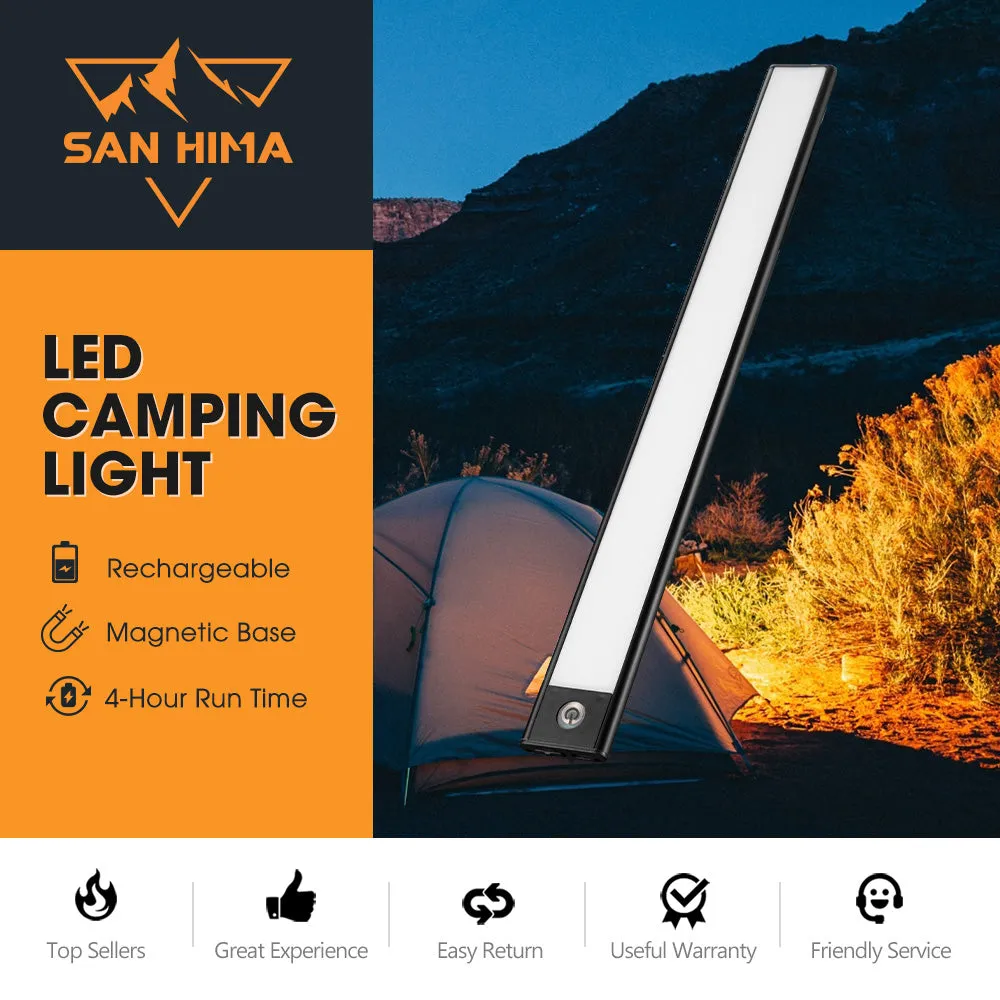 San Hima LED Strip Light Portable Magnetic Camping Fishing Lamp Rechargeable