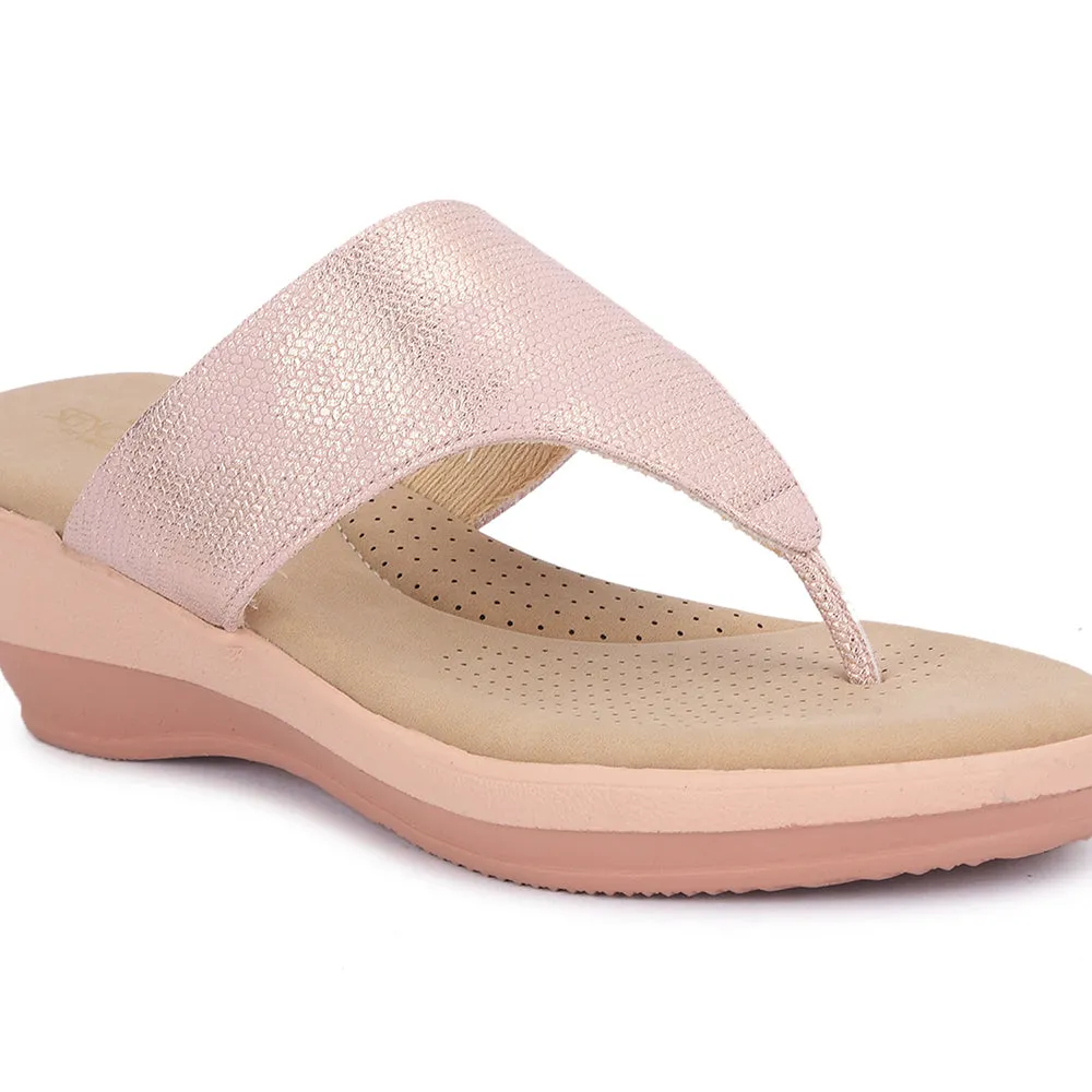 Senorita Casual Pink Wedge Heels for women LDF-2 By Liberty