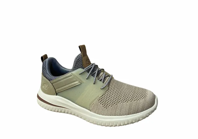 Skechers scarpa casual uomo Delson 3.0  Cicada 210238 TPE taupe