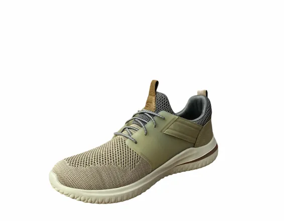 Skechers scarpa casual uomo Delson 3.0  Cicada 210238 TPE taupe