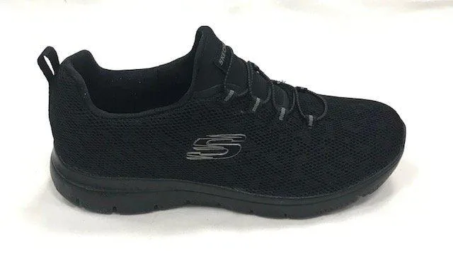 Skechers scarpa da ginnastica da donna Summits Leopard Spot 149037 BBK nero