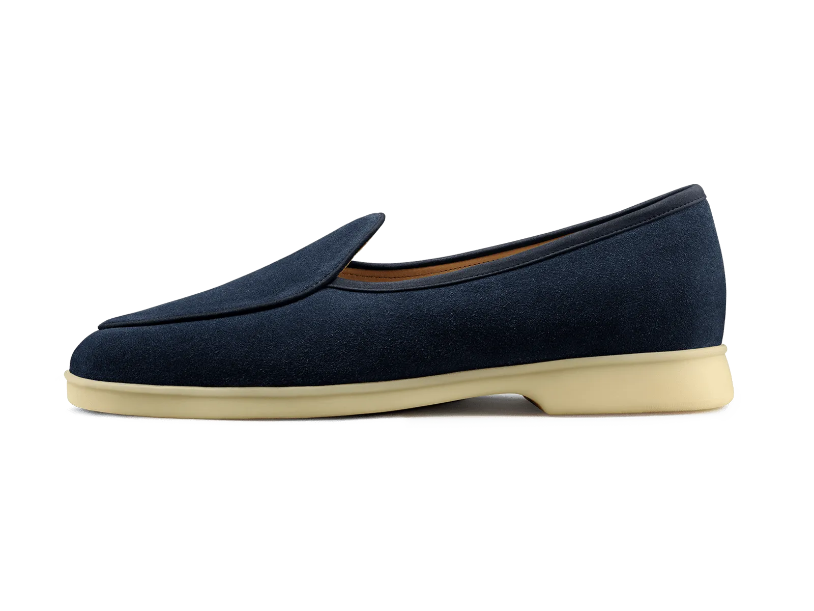 Stride Loafers in Orage Glove Suede Natural Sole