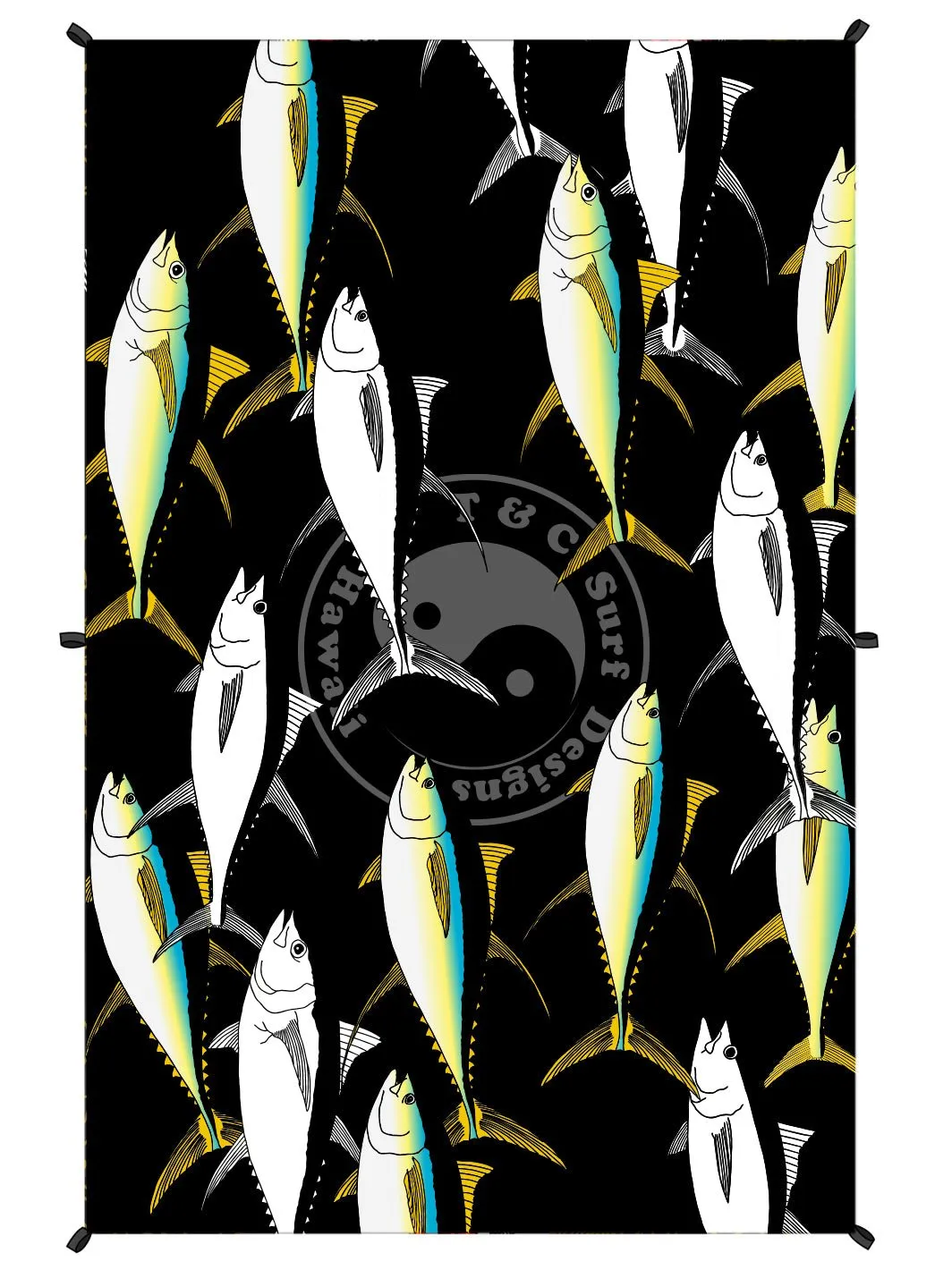 T&C Surf Ahi Microfiber Party Towel Blanket