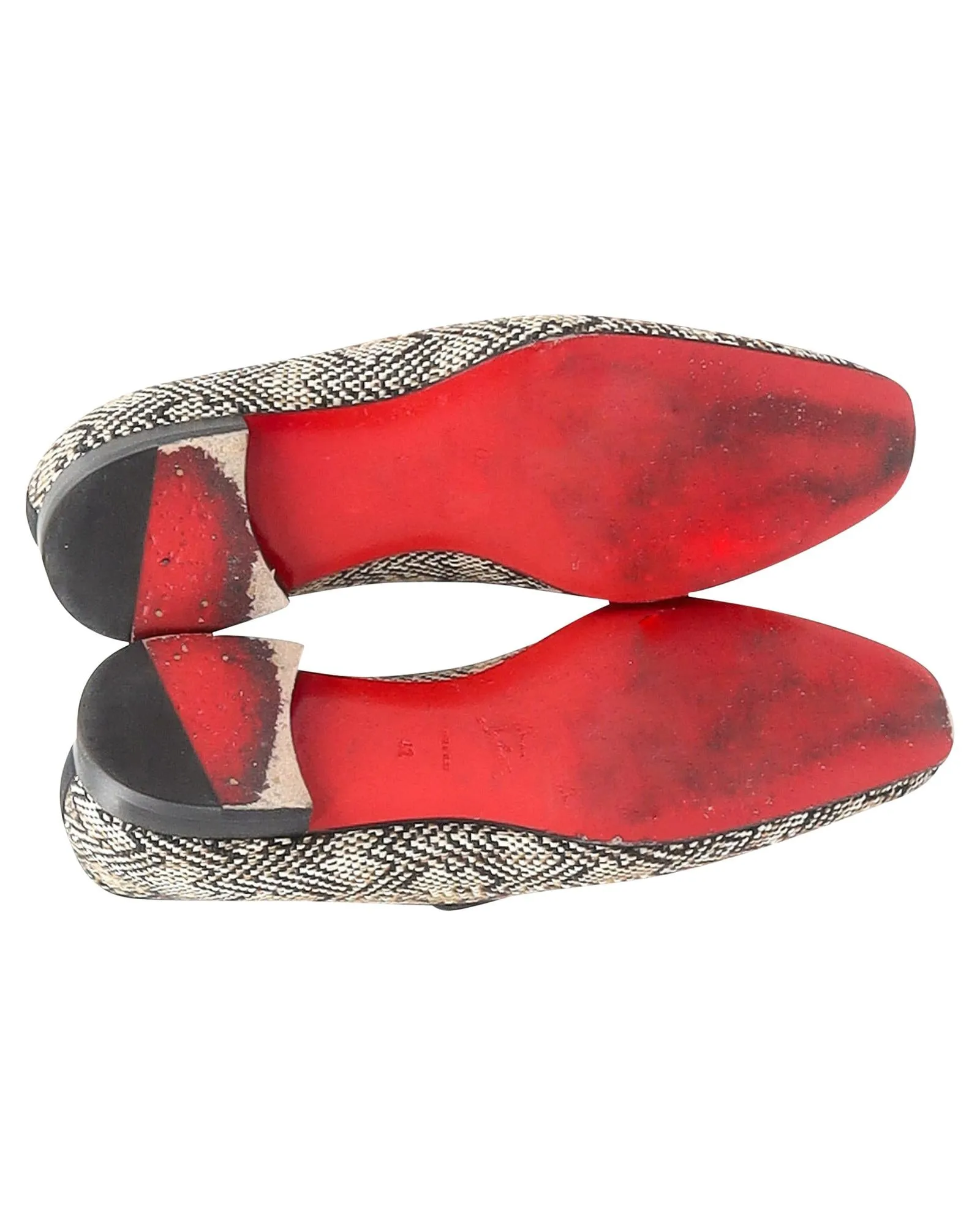 Tassel Loafers in Woven Raffia with Red-lacquered Soles