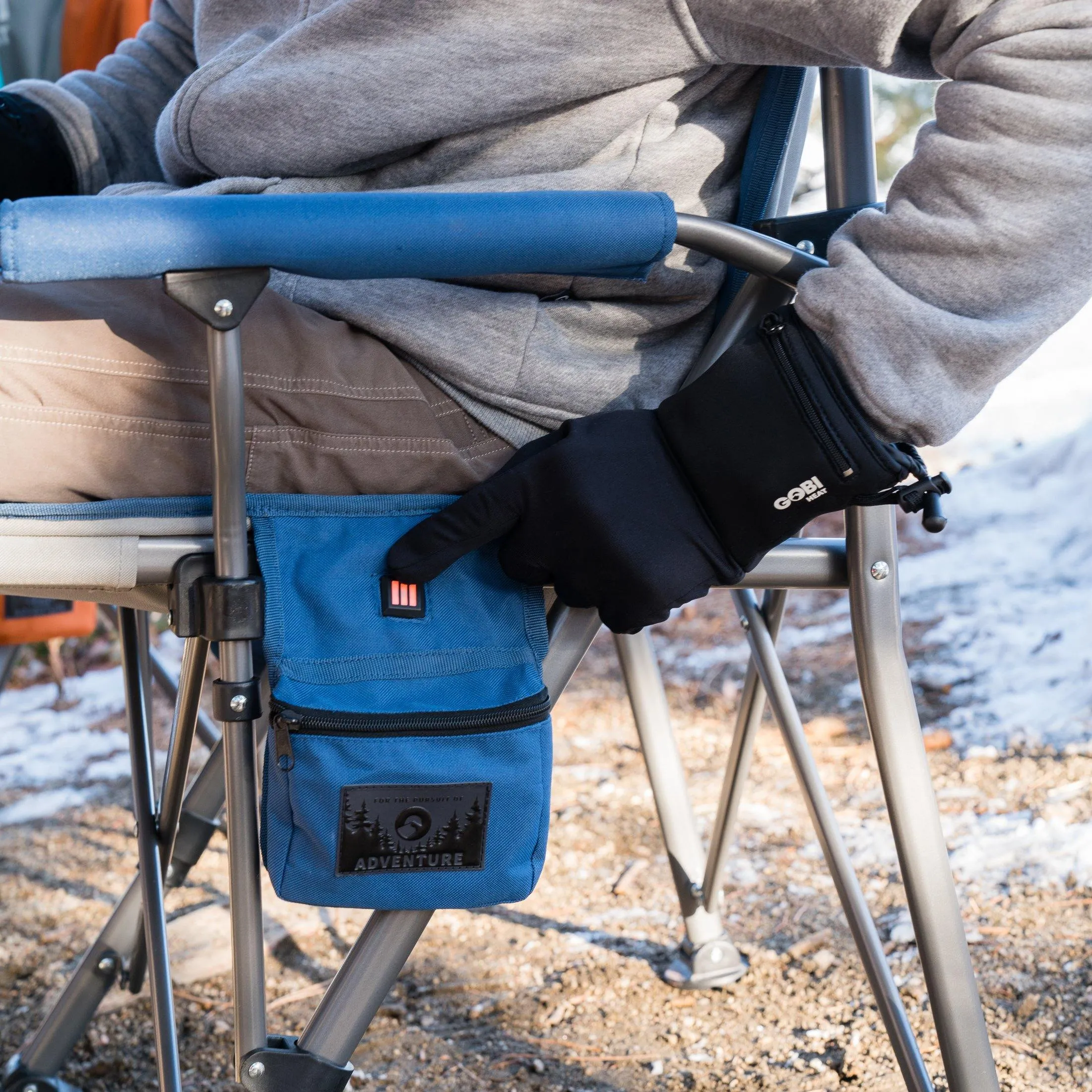 Terrain Heated Camping Chair Slate