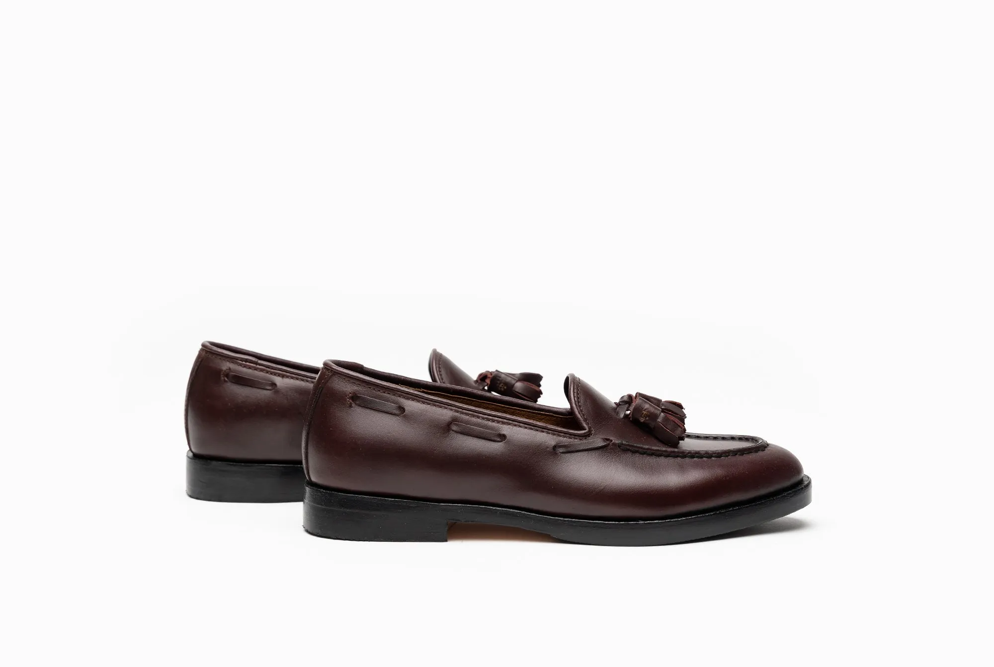 The Bonnie Tassel Loafers - Oxblood Burgundy