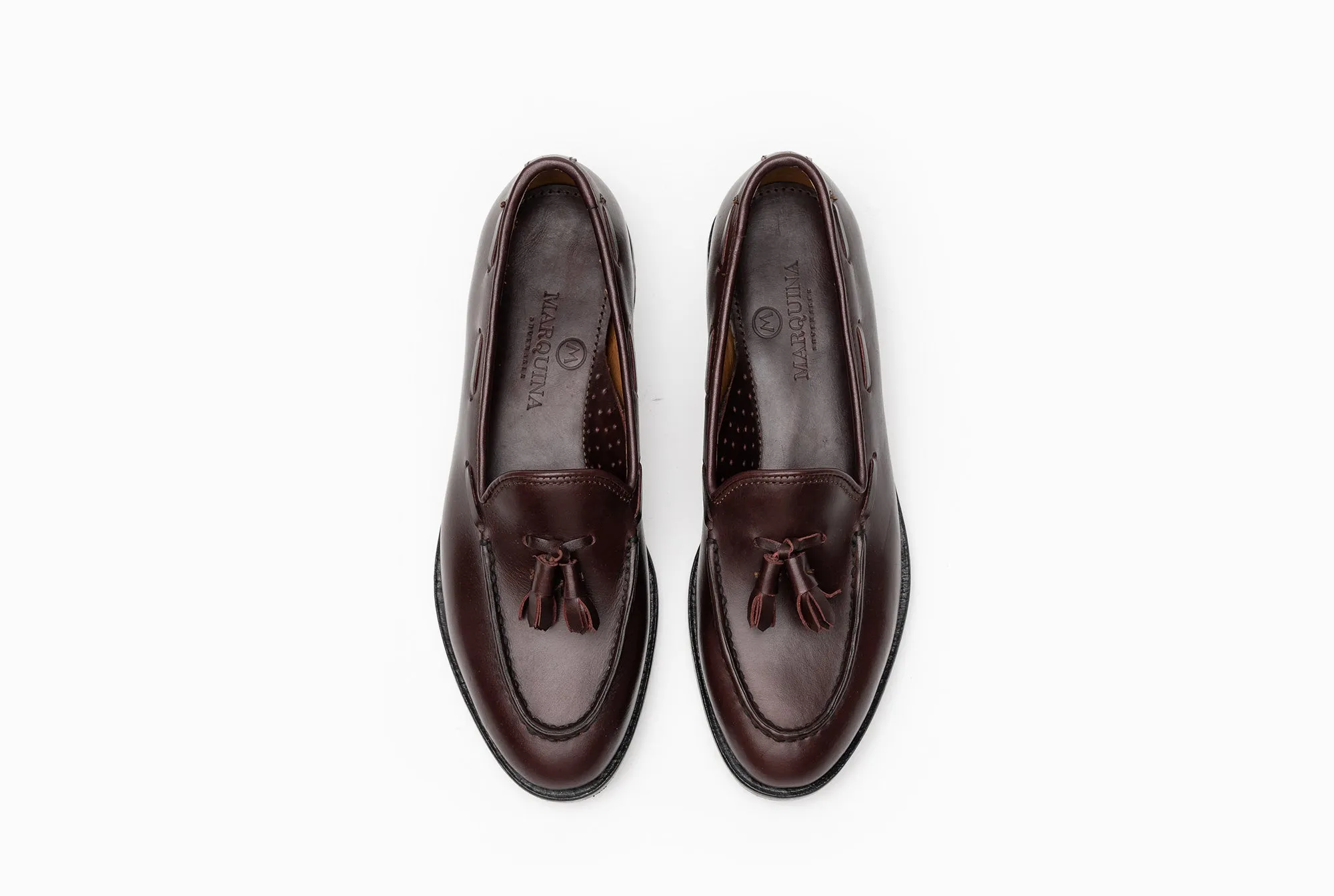 The Bonnie Tassel Loafers - Oxblood Burgundy