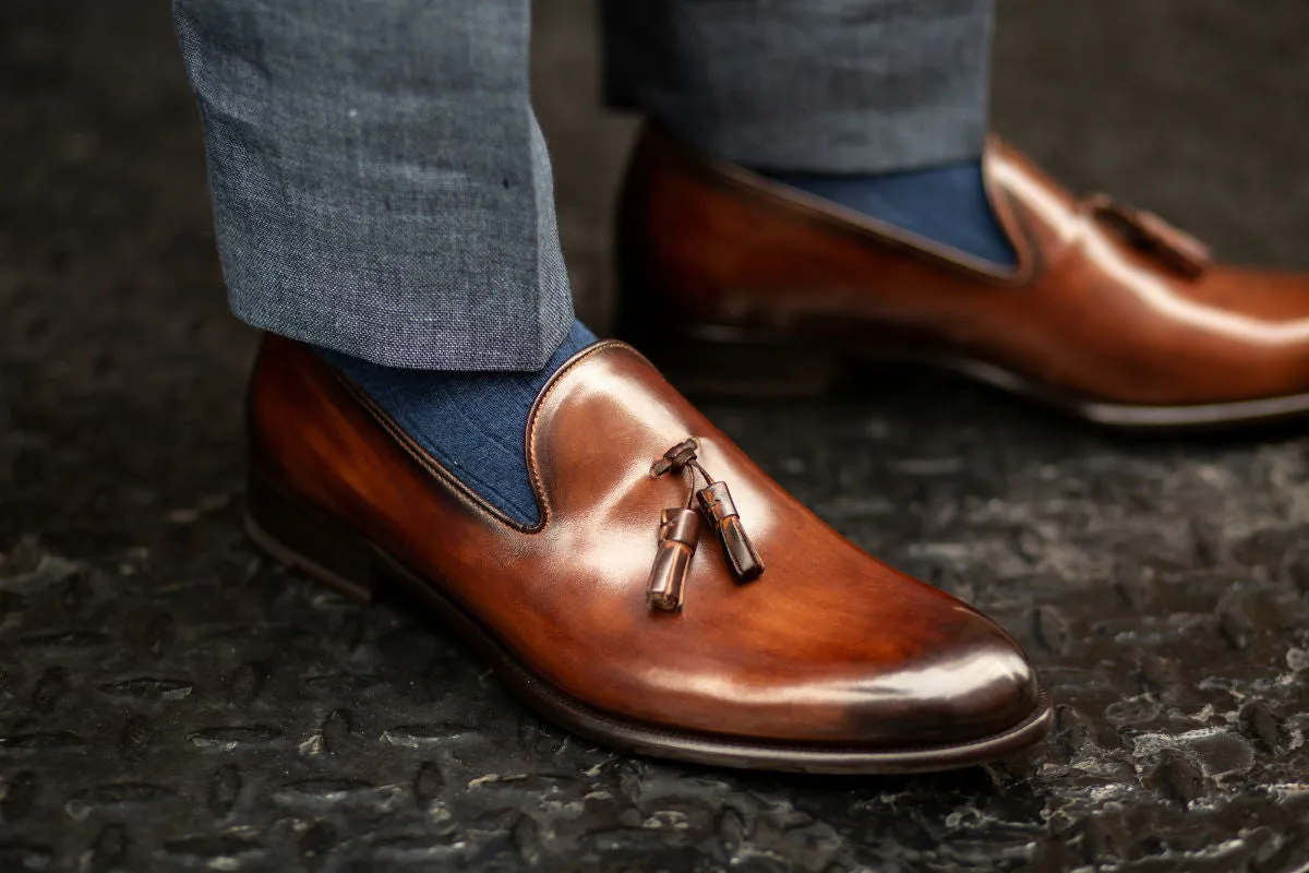 The Chaplin Tassel Loafer - Brown